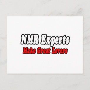 NMR-Experten sind große Liebhaber Postkarte
