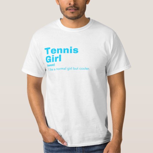 Nnis Girl - Tennis T-Shirt (Vorderseite)