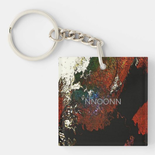 NNOONN SIMPLE LOGO SCHLÜSSELANHÄNGER (Vorderseite)