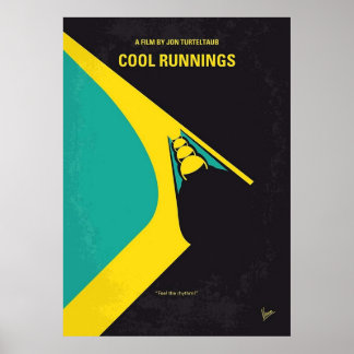 No538 COOL RUNNINGS Minimaler Film Poster