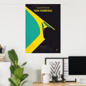No538 COOL RUNNINGS Minimaler Film Poster (Heimbüro)