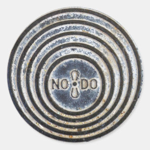‚NO8DO‘ Sevilla Manhole Cover Aufkleber