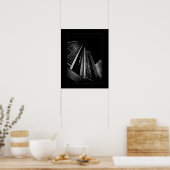 No 110 Charles Street E 1 with Border Poster (Küche)