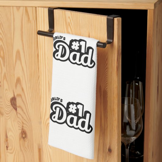 No.1 Dad Geschirrtuch (Drittel gefaltet)