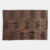 No.1 Dad-Leather Look Geschirrtuch (Horizontal)