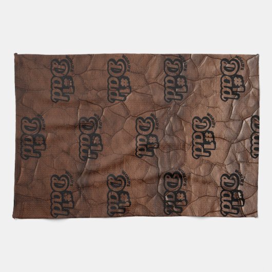 No.1 Dad-Leather Look Geschirrtuch (Horizontal)