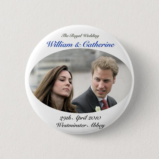 No.1 der königliche Wedding William u. die Button (Vorderseite)