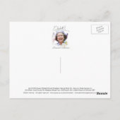 No.20 HM Queen Elizabeth II., Präsident George Bus Postkarte (Rückseite)