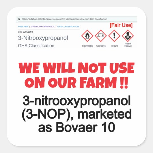 NO 3-NOP von RoseWrites Sticker (Vorderseite)