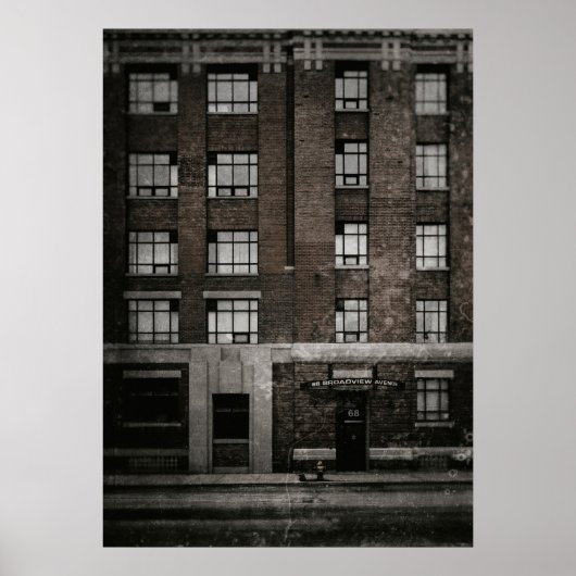 No 68 Broadview Ave 1 Old Film Version Poster (Vorne)