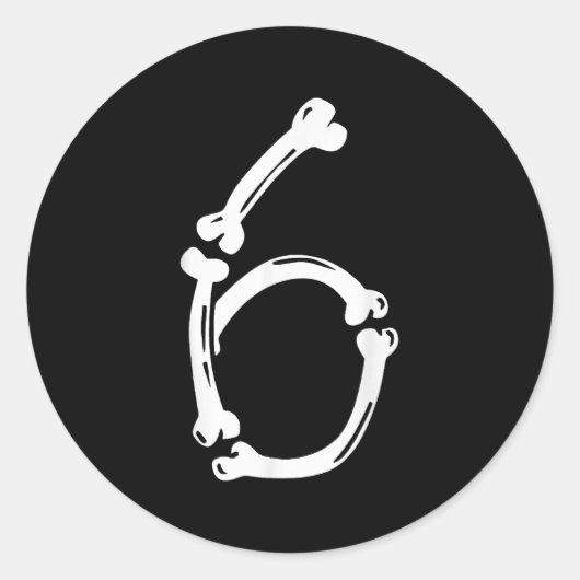 No 6 Couple Costume Duo 67 Six Seven Meme Funny 6 Runder Aufkleber (Vorderseite)