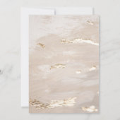 NO AGE Moderne Elegante Imitate Goldene Frische Pa Einladung (Rückseite)