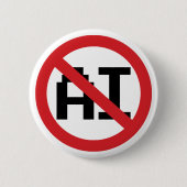 No AI Artificial Intelligence - Resist AI Button (Vorderseite)