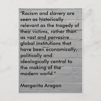 No Alibis - Kinder über Rassismus aufklären Postkarte