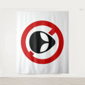 NO ALIENS WANDTEPPICH (Vorderseite)