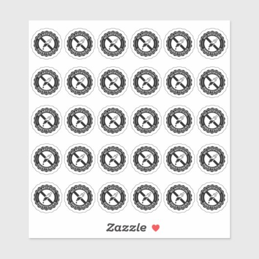 No Artificial Sweeteners Mini Food Packaging Label (Blatt)