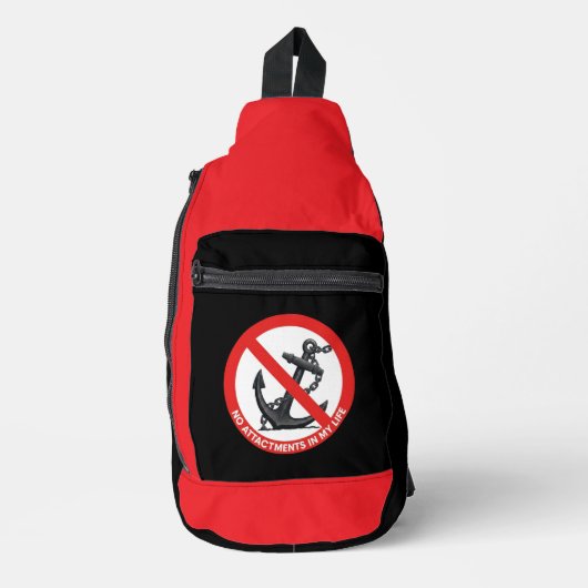 No attachments in my life crossbody bag (Vorderseite)