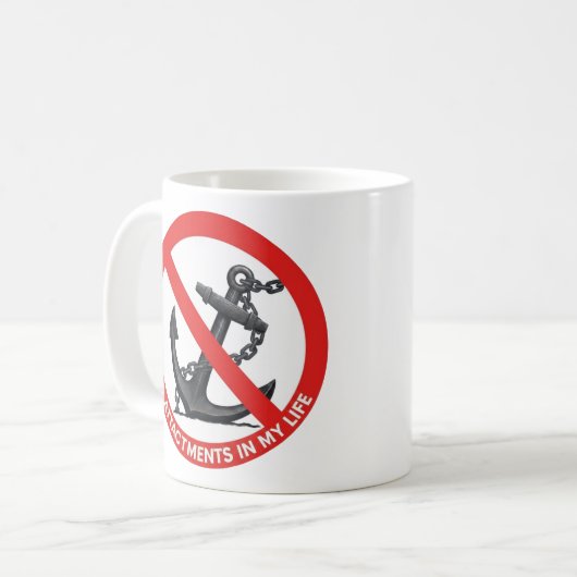 No attachments in my life kaffeetasse (Vorderseite Links)