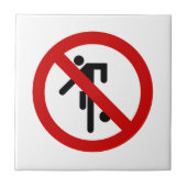 NO Ball Games ⚠ Thai Park ⚠ Fliese (Vorderseite)