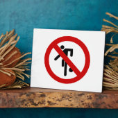 NO Ball Games ⚠ Thai Park ⚠ Fotoplatte (Seite)