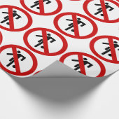NO Ball Games ⚠ Thai Park ⚠ Geschenkpapier (Ecke)