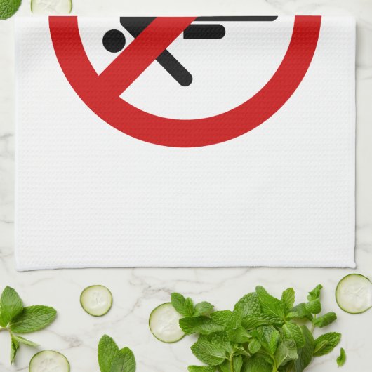 NO Ball Games ⚠ Thai Park ⚠ Geschirrtuch (Gefaltet)