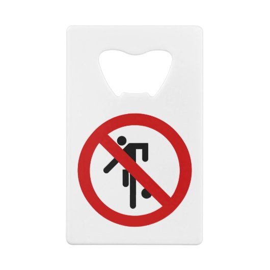 NO Ball Games ⚠ Thai Park ⚠ Kreditkartenflaschenöffner (Rückseite)