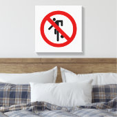 NO Ball Games ⚠ Thai Park ⚠ Leinwanddruck (Insitu (Schlafzimmer))