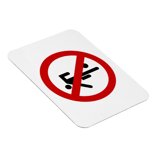 NO Ball Games ⚠ Thai Park ⚠ Magnet (Rechte Seite)