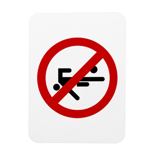 NO Ball Games ⚠ Thai Park ⚠ Magnet (Vertikal)