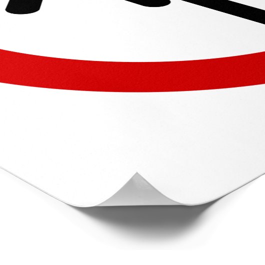 NO Ball Games ⚠ Thai Park ⚠ Poster (Ecke)