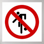 NO Ball Games ⚠ Thai Park ⚠ Poster (Vorne)
