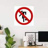 NO Ball Games ⚠ Thai Park ⚠ Poster (Heimbüro)
