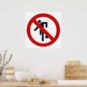 NO Ball Games ⚠ Thai Park ⚠ Poster (Küche)
