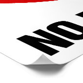 NO Ball Games ⚠ Thai Park ⚠ Poster (Ecke)