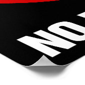 NO Ball Games ⚠ Thai Park ⚠ Poster (Ecke)