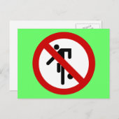 NO Ball Games ⚠ Thai Park ⚠ Postkarte (Vorne/Hinten)