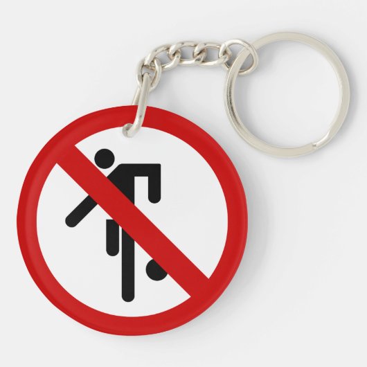 NO Ball Games ⚠ Thai Park ⚠ Schlüsselanhänger (Rückseite)