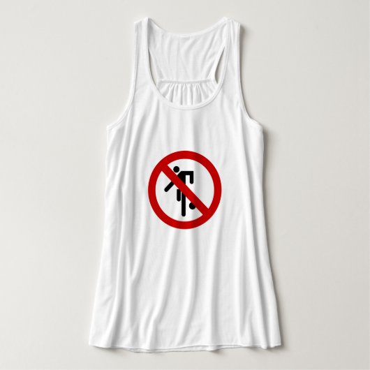NO Ball Games ⚠ Thai Park Sign ⚠ Tank Top (Design Vorderseite)