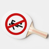 NO Ball Games ⚠ Thai Park ⚠ Tischtennis Schläger (Seitenansicht)