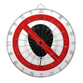 NO Balloon ⚠ thailändisches ⚠ Dartscheibe (vorne)