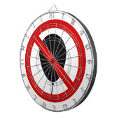 NO Balloon ⚠ thailändisches ⚠ Dartscheibe (Vorderseite rechts)