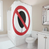 NO Balloon ⚠ thailändisches ⚠ Duschvorhang (Beispiel)