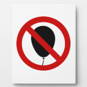 NO Balloon ⚠ thailändisches ⚠ Fotoplatte (Vorderseite)