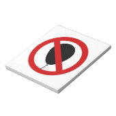 NO Balloon ⚠ thailändisches ⚠ Notizblock (Rotiert)
