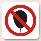 NO Balloon ⚠ thailändisches ⚠ Untersetzer (Vorderseite)