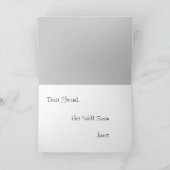 No Bark Dog Karte (Innenseite)