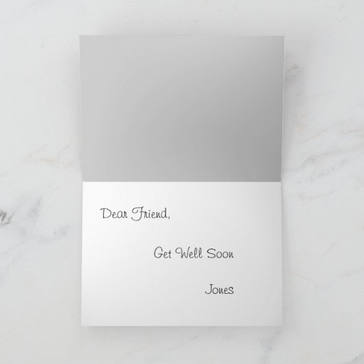 No Bark Dog Karte (Innenseite)