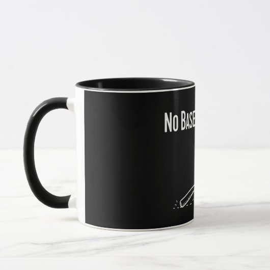 No Baseball Today Sad Stick Figure Baseball lovers Tasse (Links)