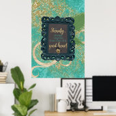 No Beauty Shines Brighter Poster (Heimbüro)